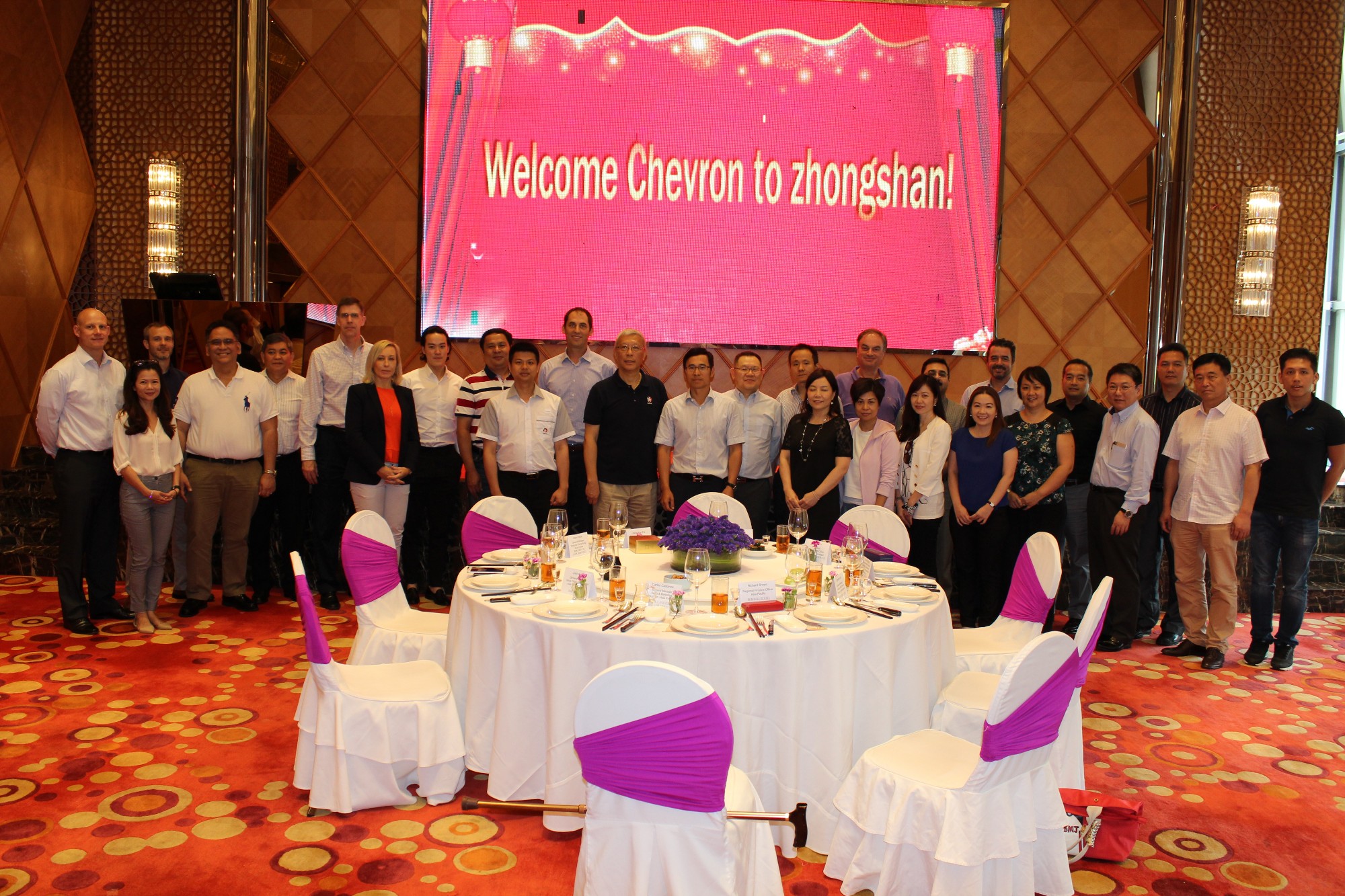 我司以高標準迎接加德士亞太區(qū)各國高層蒞臨考察